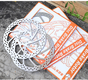 Conjunto de freio a disco, de alumínio, para bicicleta de montanha, frontal e traseira, 160mm, 6 parafusos, de aço, freio a disco - Product Image 3
