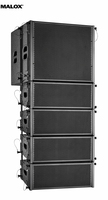 Sistem Speaker PA Line Array Metal Dual 8-Inch MALOX LA208 Outdoor 600W/1200W