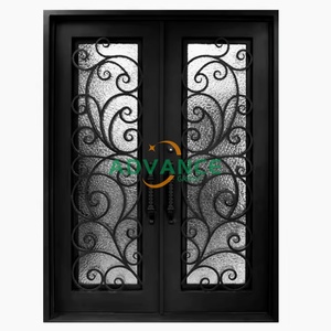 <span class=keywords><strong>Porte</strong></span> <span class=keywords><strong>d</strong></span>'<span class=keywords><strong>entrée</strong></span> de <span class=keywords><strong>maison</strong></span> rétro française, design extrêmement étroit, cadre en acier noir, anciennes portes en acier pour l'intérieur des maisons - Product Image 4