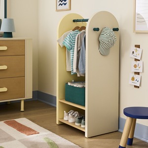Porte-manteau en bois de style moderne petite armoire de rangement pour la décoration de meubles de chambre à coucher pour enfants