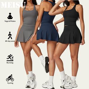 उच्च अंत कस्टम क्लासिक टेनिस स्कर्ट गोल्फ पोशाक, हैटर शीर्ष टेनिस पहनने के साथ थोक के लिए - Product Image 6