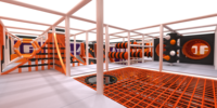 Parc de trampolines intérieur Luckyplay, centre sportif familial commercial avec parc d'aventure en plastique pour enfants et adultes