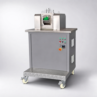 Machine de granulation de plastique à deux rouleaux pour ABS, PC, PA, nylon, composés plastiques techniques, mélange et granulation, test en laboratoire, CE ISO