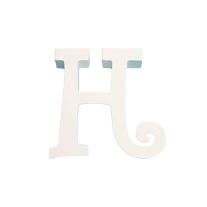 Lettera Decorativa H in Legno di Ilan 14,5 Cm per Arredamento Casa - Product Image 2