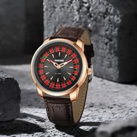 Montre à quartz créative à cadran roulette, style décontracté, en stock pour la vente en gros transfrontalière et le dropshipping