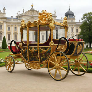 Carrozza Classica Convertibile con Sedili Morbidi / Carrozza Elettrica per Tour Turistici e Festival - Product Image 1