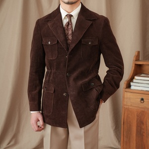 <span class=keywords><strong>Veste</strong></span> <span class=keywords><strong>de</strong></span> <span class=keywords><strong>chasse</strong></span> <span class=keywords><strong>en</strong></span> <span class=keywords><strong>velours</strong></span> <span class=keywords><strong>côtelé</strong></span> vintage <span class=keywords><strong>de</strong></span> haute qualité pour l'automne et l'hiver - Product Image 2