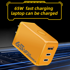Chargeur <span class=keywords><strong>mural</strong></span> USB-C 3 ports 50W GaN Fast PD QC3.0 5V/3A pour ordinateur portable et téléphone, prise EU/US, directement de l'usine - Product Image 5