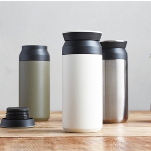 Taza de Viaje de Acero Inoxidable con Aislamiento al Vacío de Doble Pared con Recubrimiento en Polvo, Tapa para Taza Térmica, para Regalos Empresariales, Ecológica, Grande - Product Image 1