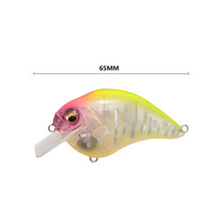 Vendita calda 65mm 16g Mini Crankbait di alta qualità <span class=keywords><strong>esca</strong></span> dura <span class=keywords><strong>per</strong></span> spigola <span class=keywords><strong>persico</strong></span> <span class=keywords><strong>trota</strong></span> pesca galleggiante pesci d'acqua dolce fiumi laghi - Product Image 3