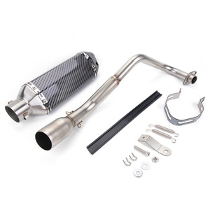 Modified <b>Exhaust</b> Pipe Muffler Tailpipe For 2013-2025 Honda Grom 125 Stainless Steel Street Motorcycle Upgrade Parts - Product Image 1