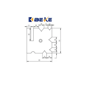 BEKE Press Brake Tools Die Cutting Knife/dobra Mold V Die Flatten Mold Bending Tooling Para Amada Punching