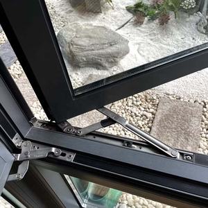 <span class=keywords><strong>Fenêtre</strong></span> en aluminium à double vitrage avec cadre sur mesure, étanche, durable, finition de qualité supérieure, pour projet hôtelier - Product Image 3