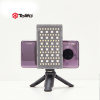 TOLIFO-Lumière vidéo LED portable de poche RVB, éclairage de photographie de 4000mAh 3.7V, pour studio vidéo, HF-96RGB
