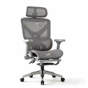 เก้าอี้คอมพิวเตอร์พร้อมที่พักเท้าและพนักพิงศีรษะ เก้าอี้สำนักงานเพื่อสุขภาพสำหรับนั่งนาน ปรับเอนได้ เก้าอี้เล่นเกมและเรียนหนังสือ - Product Image 6