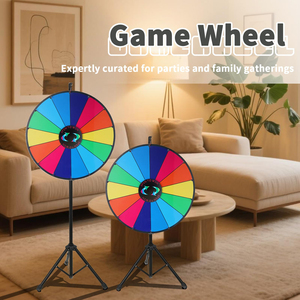 Roue de la Fortune Portable Multicolore en Métal, Taille Moyenne, pour Événements, Sports et Divertissement - Product Image 4