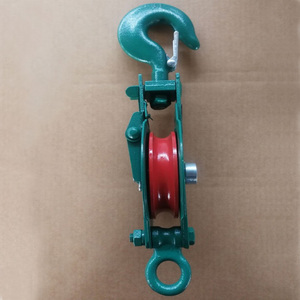 Màu Xanh Lá Cây Màu Sơn Mở Phong Cách Ròng Rọc Ròng Rọc Đơn <span class=keywords><strong>Snatch</strong></span> Khối Với Móc - Product Image 4