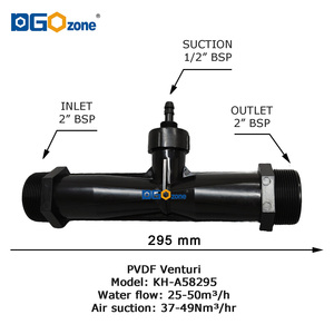 Tubo di irrigazione resistente all'ozono accessori 2 "PVDF <span class=keywords><strong>Venturi</strong></span> iniettore - Product Image 2