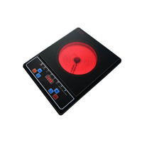 Cuisinière à induction infrarouge électrique en céramique multifonctionnelle portable pour usage domestique et commercial, haute résistance à la température, à pression