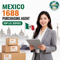 Agente de Compras en México 1688, Servicio DDP LCL, Transitario de Envíos de China, Puerta a Puerta, Doble Despacho de Aduanas, Agente con Impuestos Incluidos