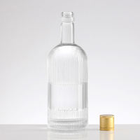 Bouteille en verre de 250 ml, bouteille à spiritueux de 500 ml, bouteille de vodka en verre de 750 ml, bouteille de whisky, bouteille de tequila