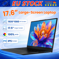 Laptop Bisnis 17.6 Inch FHD IPS Intel Core I3-10100Y 16GB 256GB SSD Gudang Lokal Eropa Baru, Colokan AS, Grosir OEM