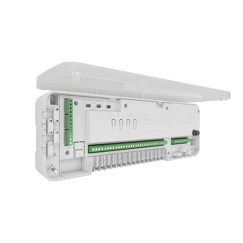 Центральный электропроводной блок Modbus Opentherm с беспроводным термостатом, 16 зон
