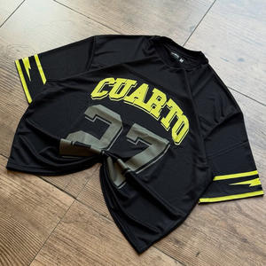 T-shirts de sport pour hommes en gros personnalisés de haute qualité 100% coton surdimensionnés à manches courtes imprimés - Product Image 4