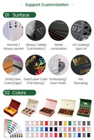 Boîte d'emballage personnalisée haut de gamme pour chocolats et dattes avec compartiments, coffret cadeau en gros, boîte en papier à grille pour chocolats