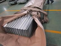 Aluminium Zink farb beschichtetes Welldach 0,7mm dick Verschiedene Typen Vor lackiertes verzinktes Dach blech