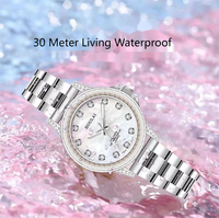 Jam Tangan Sport Wanita G457 Laris Manis, Bahan Stainless Steel, Mesin MIYOTA, Dial Bulat, Tahan Air 3BAR, Jam Tangan Wanita Custom