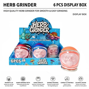 High Quality Ready to Ship Unique Shape Metal <b>Herb</b> <b>Grinder</b> Zinc Alloy 4 Layers Tobacco <b>Grinder</b> - Product Image 1
