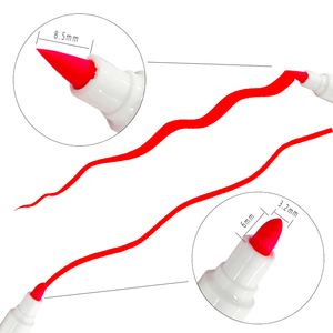 KHY 24 Màu Vải Dệt Bán Buôn Màu Nghệ Thuật Không Độc Hại Để In Trên Áo Phông Bút Đánh Dấu Vải Sơn Quần Áo Vĩnh Viễn Hai Đầu - Product Image 4