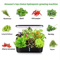 Système de culture hydroponique intelligent à LED pour intérieur, machine de culture de légumes et de plantes succulentes, culture sans terre, complément de croissance des plantes