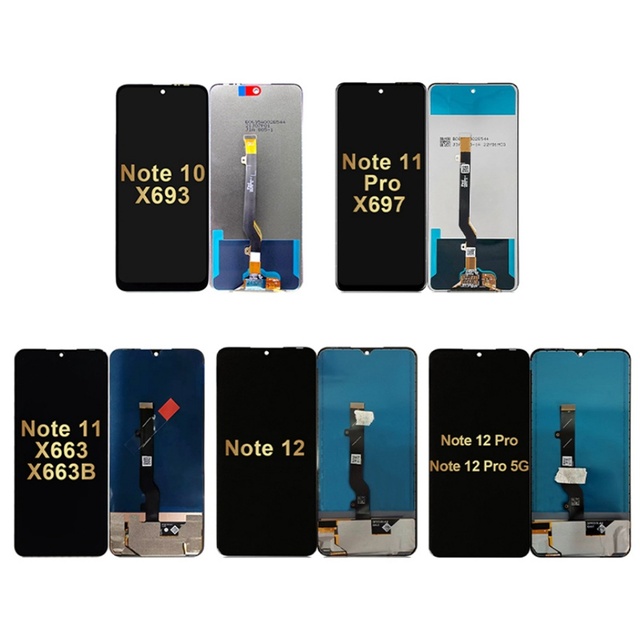 HOT Mobile Phone LCD Display Oem Replacement Display for Infinix Note 10 11 12 30 G96 Pro 5G 2023 Screen Touch