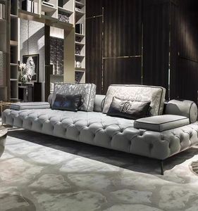 Promotionnel salon causeuse canapé ensemble turc fond de meubles tufté fauteuil chesterfield canapé en cuir - Product Image 3