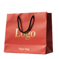 Sac en papier de luxe avec logo personnalisé imprimé en offset, fabriqué avec des matériaux recyclés pour l'emballage de bijoux