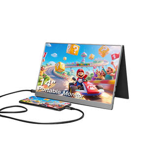 Moniteur portable IPS 14 pouces 60Hz avec Type C, résolution FHD 1920x1080, luminosité 400cd/m², temps de réponse 30ms pour le jeu - Product Image 1