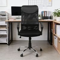Chaise de bureau exécutive ergonomique moderne en maille avec fonction rafraîchissante pour le bureau à domicile