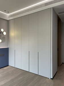 Armadio Moderno Personalizzabile con Porte in Vetro <span class=keywords><strong>e</strong></span> MDF, Mobile Durevole per Camera da Letto Progettato per Uso Domestico - Product Image 3