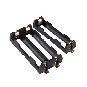 ที่ใส่แบตเตอรี่ 18650 smt 4 ขา 2 ช่อง SMD/SMT ชุบทอง - Product Image 1