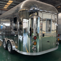 Remolque de Comida con Equipamiento de Cocina Completo, Carrito Móvil para Café, BBQ y Helados, Piaggio Ape 50, Aluminio, Resistente a la Corrosión, en Venta