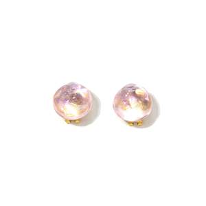 ต่างหูเม็ดเดี่ยวชุบทองคลาสสิกกับไข่มุกเทียมเครื่องประดับมุกหรูหรา - Product Image 1