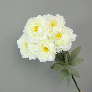 Arreglos Florales Modernos de Alta Calidad, Rosas Blancas y Lotos Artificiales de Plástico Realistas, Ideales para el Día de la Madre y Graduaciones - Product Image 4
