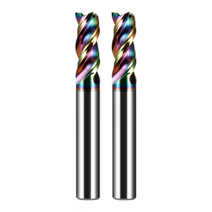 Fraise à trois lames en acier allié et aluminium, 65 degrés, haute brillance, centre d'usinage CNC, <span class=keywords><strong>MOTEK</strong></span> HRC65, fraise à trois cannelures - Product Image 5