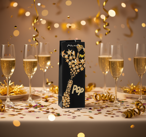 Borsa per Vino in Carta con Stampa Digitale, Confezione Regalo Colorata per Vino - Product Image 2