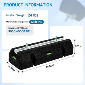 Ensemble de montage de base d'amortissement de <span class=keywords><strong>pied</strong></span> Fix-It en caoutchouc Bigfoot d'usine pour pièces de climatiseur <span class=keywords><strong>à</strong></span> usage industriel extérieur - Product Image 3