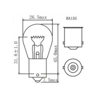 Ampoule de phare de voiture neuve de qualité supérieure P21W 21W certifiée E-mark, verre de quartz, diverses options de revêtement, garantie d'un an