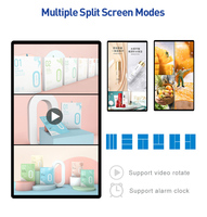 Écran d'affichage numérique mural tactile capacitif de 55 pouces, affichage publicitaire, kiosque Android avec système de guidage pour ascenseur