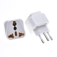Adaptateur de voyage OEM universel avec prise de terre de type J, sortie CA, en ABS et cuivre, modèle WD-11A